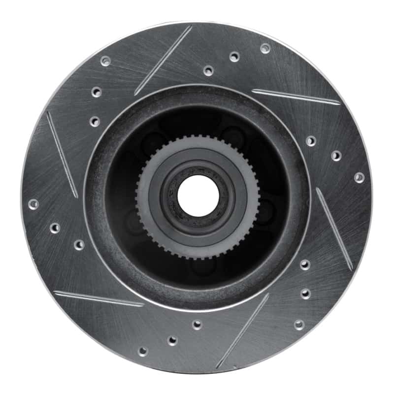 R1 Concepts — R1 90-91 Ford LTD Crown Victoria Front Left Drilled & Slotted Silver Brake Rotor
R1 Brake Rotor Drill - view 5