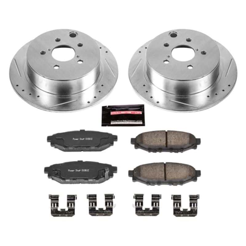 PowerStop — Power Stop 16-18 Subaru Crosstrek Rear Z23 Evolution Sport Brake Kit - view 1