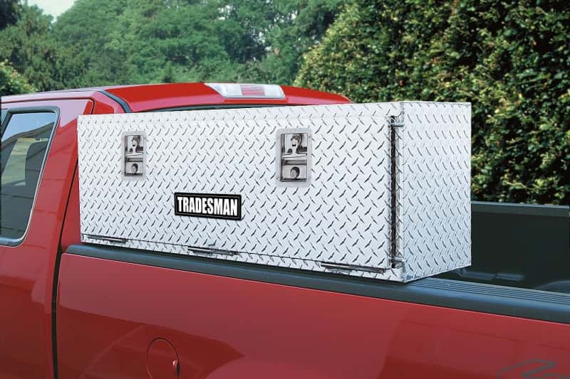 Tradesman — Tradesman Aluminum Top Mount Tool Box (48in.) - Brite - view 3