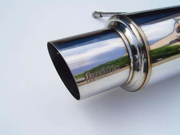 Invidia — Invidia 02-07 WRX/STi 76mm N1 RACING Stainless Steel Tip Cat-back Exhaust - view 2