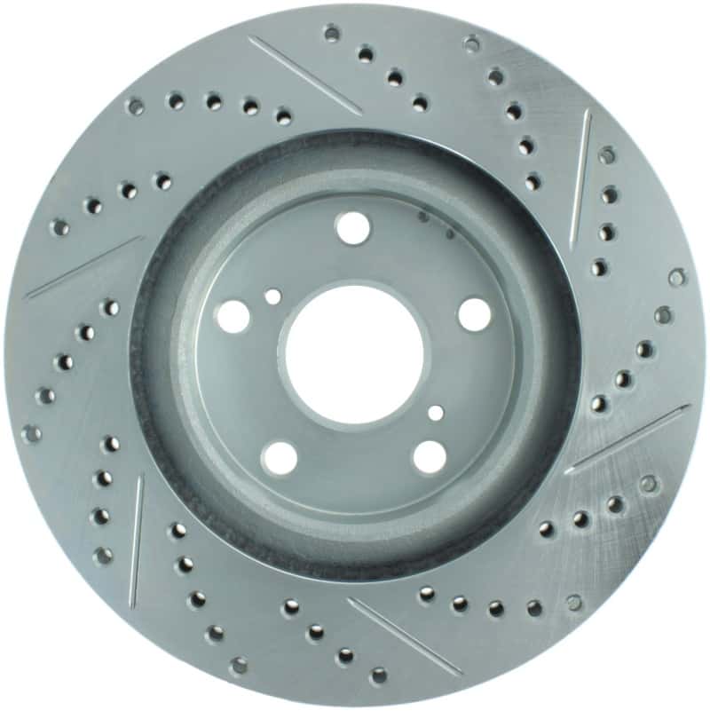 Stoptech — StopTech Select Sport 11-16 Toyota Avalon/ 11-17 Camry SportStop Slotted & Drilled Right Front Rotor
Drill/Slotted Rotor - view 2
