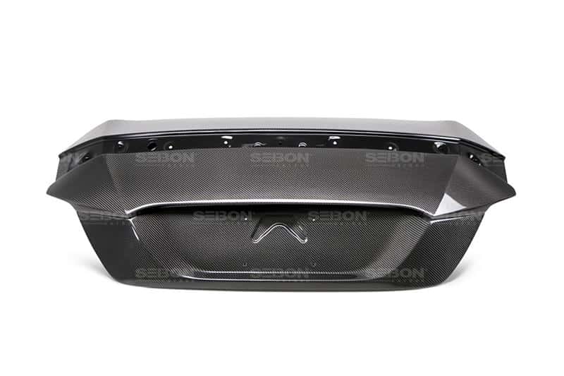 Seibon — Seibon 2016 Honda Civic 2 Door Coupe FC4 Carbon Fiber Gloss Finish Trunk Lid - view 9
