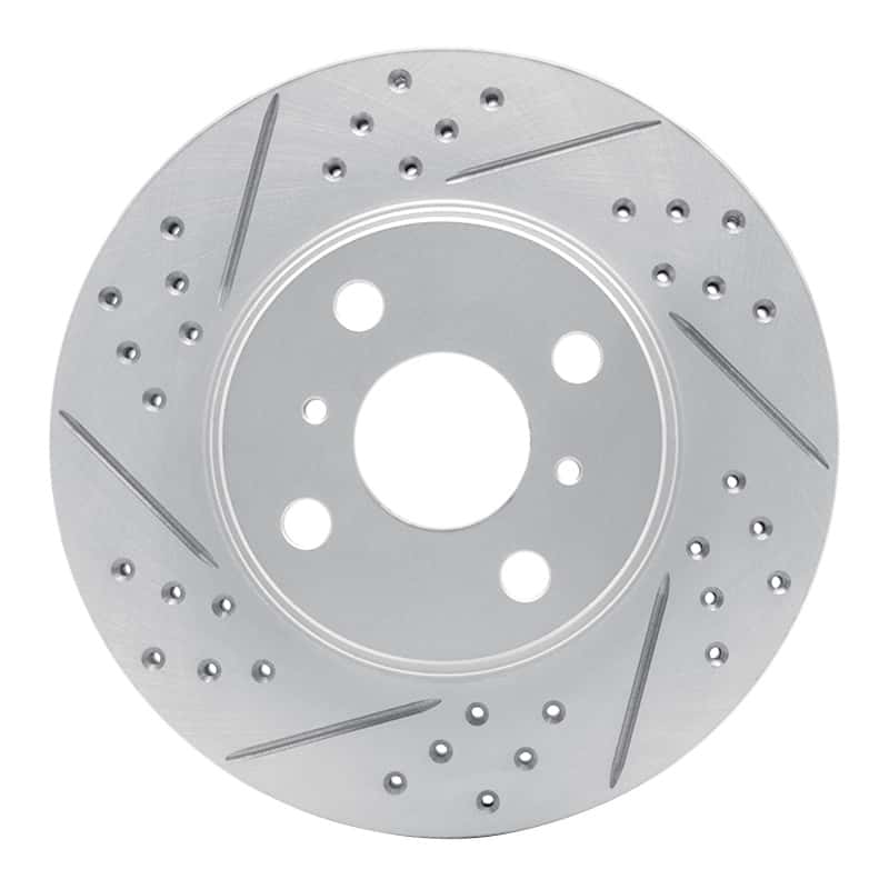 R1 Concepts — R1 04-06 Scion Xa Front Left Drilled & Slotted Geo-Carbon Rotor - view 1