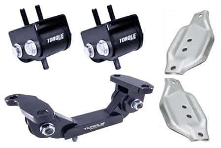 Torque Solution — Torque Solution Engine/Transmission Mount Kit w/ OEM Mount Plates: 02-14 Subaru WRX / 04+ STI - view 2