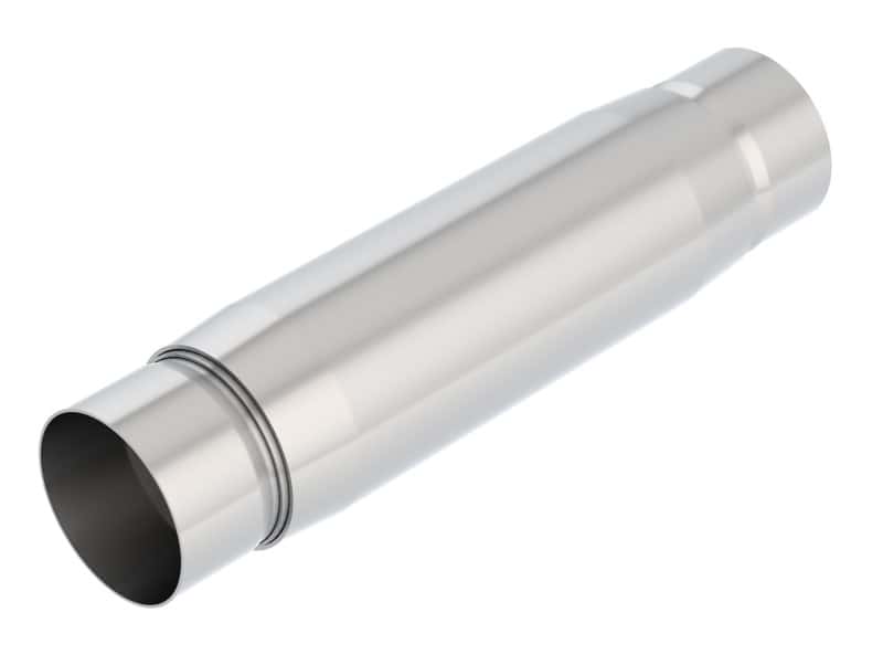 Borla — Borla CrateMuffler Resonator Option 3in Center/Center 3.5in Round x 10in - Null Sound Center/Center
Resonator - view 1