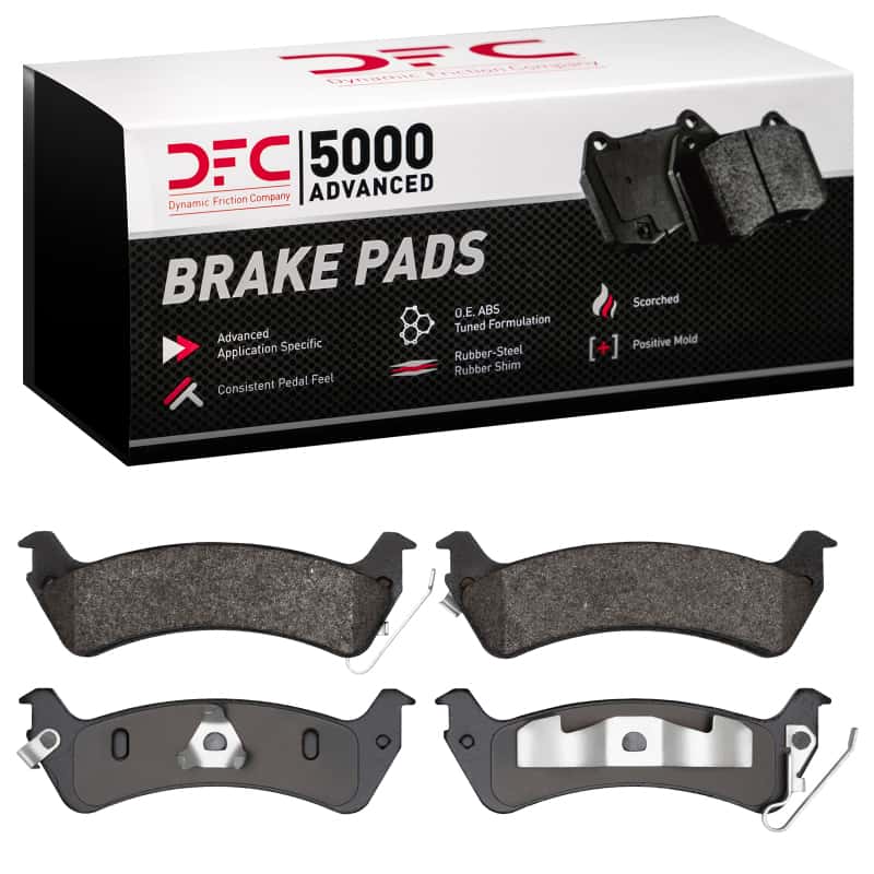 DFC — DFC 93-94 Jeep Grand Cherokee Rear 5000 Advanced Semi Metallic Brake Pads
DFC Brake Pad Set - view 4
