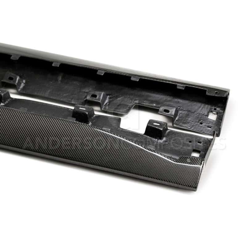 Anderson Composites — Anderson Composites 2015-2017 Ford Mustang GT350 Style Rocker Panel Splitter - view 4