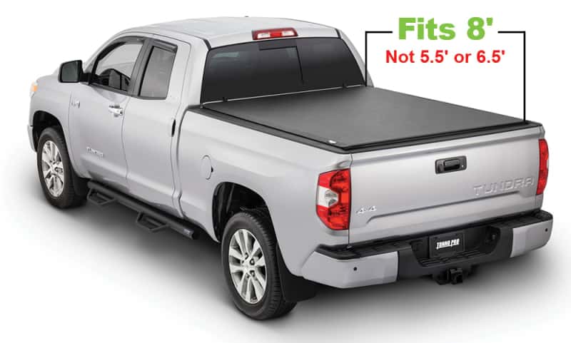 Tonno Pro — Tonno Pro 07-19 Toyota Tundra 8ft Fleetside Lo-Roll Tonneau Cover
Lo-Roll Bed Cover - view 3