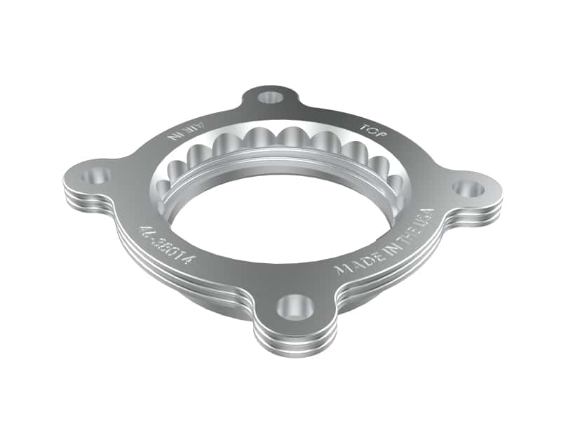 aFe — aFe 21-24 Lexus IS350 3.5L V6 Silver Bullet Throttle Body Spacer
Throttle Body Spacer - view 1