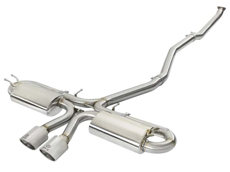 aFe — aFe Takeda 3in 304 SS Cat-Back Exhaust System w/ Polished Tips 2017 Honda Civic Si I4 1.5L (t)
Cat-Back Exhaust - view 1