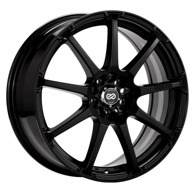 Enkei — Enkei EDR9 17x7 4x100/108 38mm Offset 72.6 Bore Diameter Black Wheel - view 1