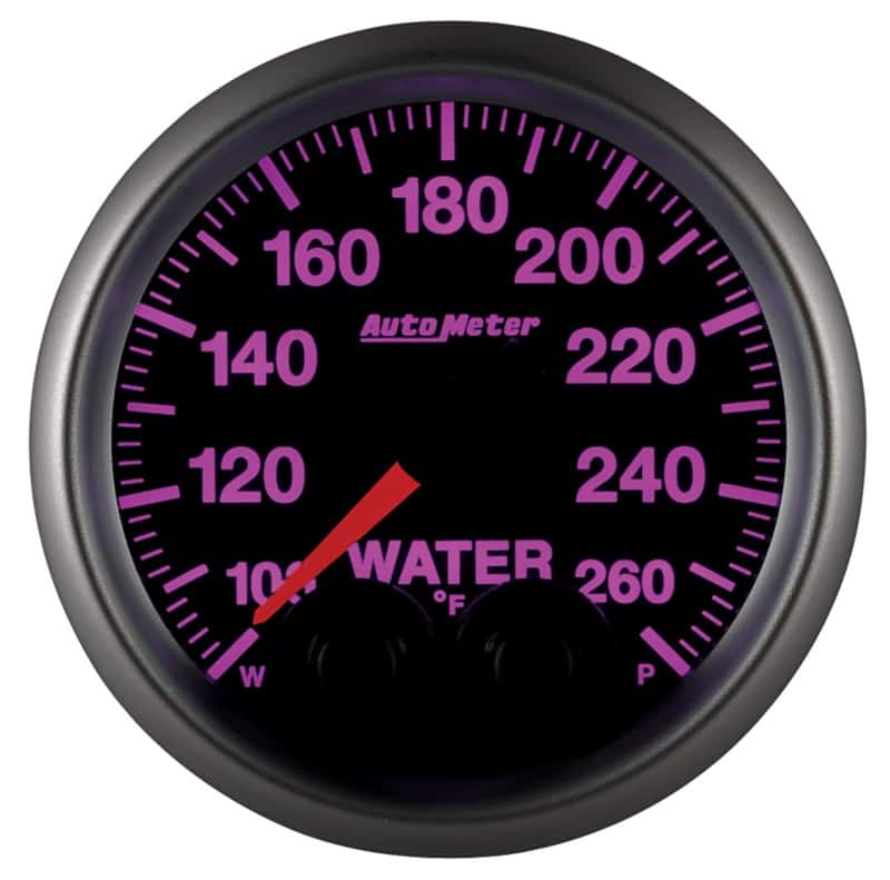 AutoMeter — Autometer Elite Nascar 2-1/16in 100-260 Deg. F Water Temp. w/ Peak and Warn Gauge w/ Pro-Control
GA 2" WTMP 260F ELN - view 5