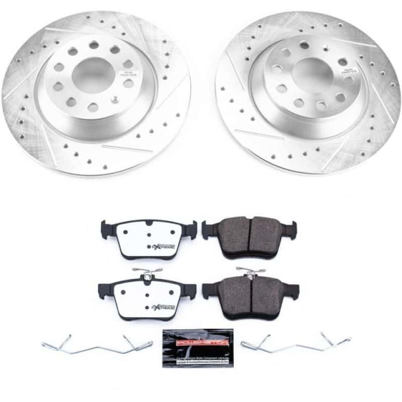 PowerStop — Power Stop 16-18 Audi TT Quattro Rear Z26 Street Warrior Brake Kit - view 1