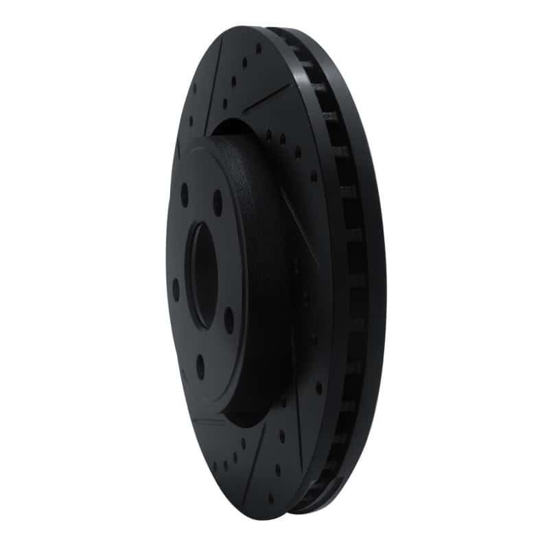 R1 Concepts — R1 11-22 Dodge Durango Front Left Drilled & Slotted Black Brake Rotor
R1 Brake Rotor Drill - view 2