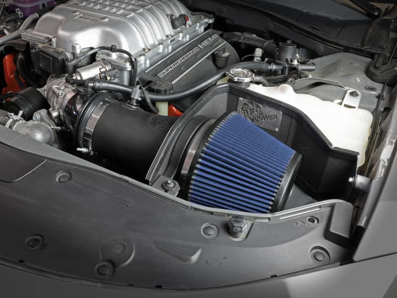 aFe — aFe 17-18 Dodge Challenger/Charger Magnum FORCE Stage-2XP Cold Air Intake System w/Pro DRY S- Black
Magnum FORCE Intake - view 9