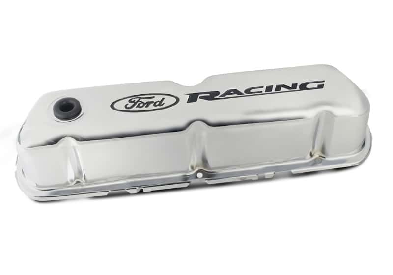 Ford Racing — Ford Racing Logo Stamped Steel Valve Covers - Chrome
Valve Cover Set - view 4