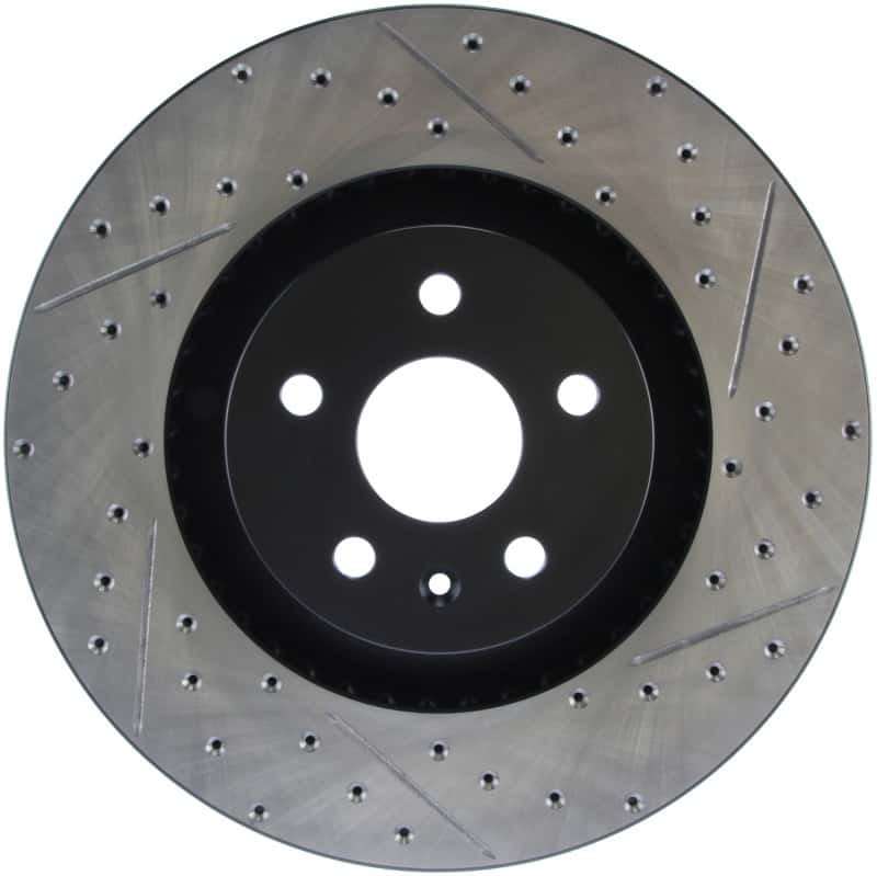 Stoptech — StopTech Drilled & Slotted Left Sport Brake Rotor for 2009 Cadillac CTS-V
Slot/Drill Rotor - view 1
