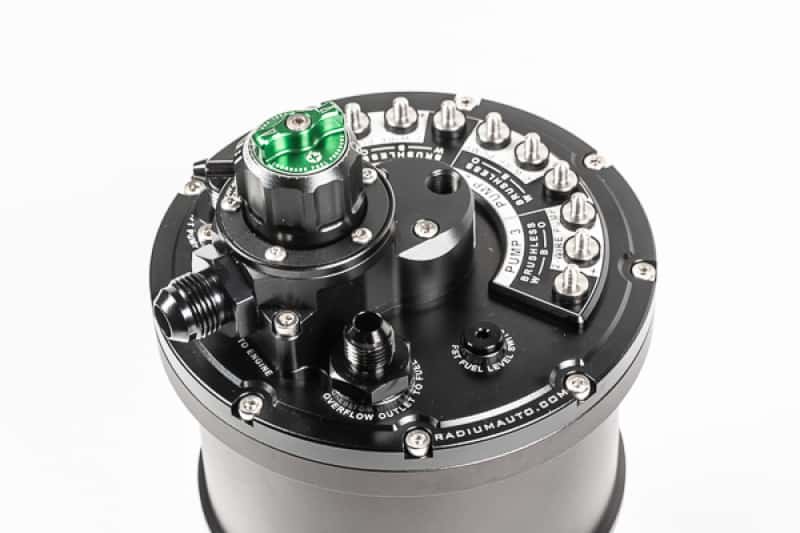 Radium Engineering — Radium Multi-Pump Fuel Surge Tank (Regulated) Fits Walbro F90000267/274/285
MPFST-R - view 2