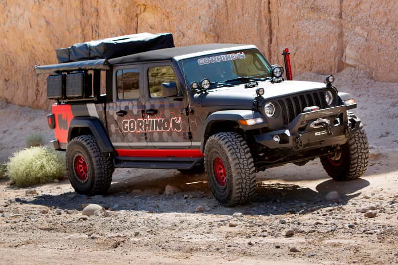 Go Rhino — Go Rhino 19-21 Jeep Gladiator XRS Overland Xtreme Rack - Box 1 (Req. gor5950000T-02)
Overland Xtreme Rack - view 14