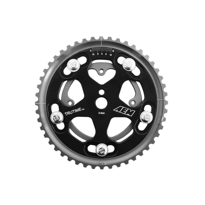 AEM — AEM 4G63/T Black Tru-Time Cam Gear
Adjustable Cam Gear
Tru-Time Cam Gear - view 2