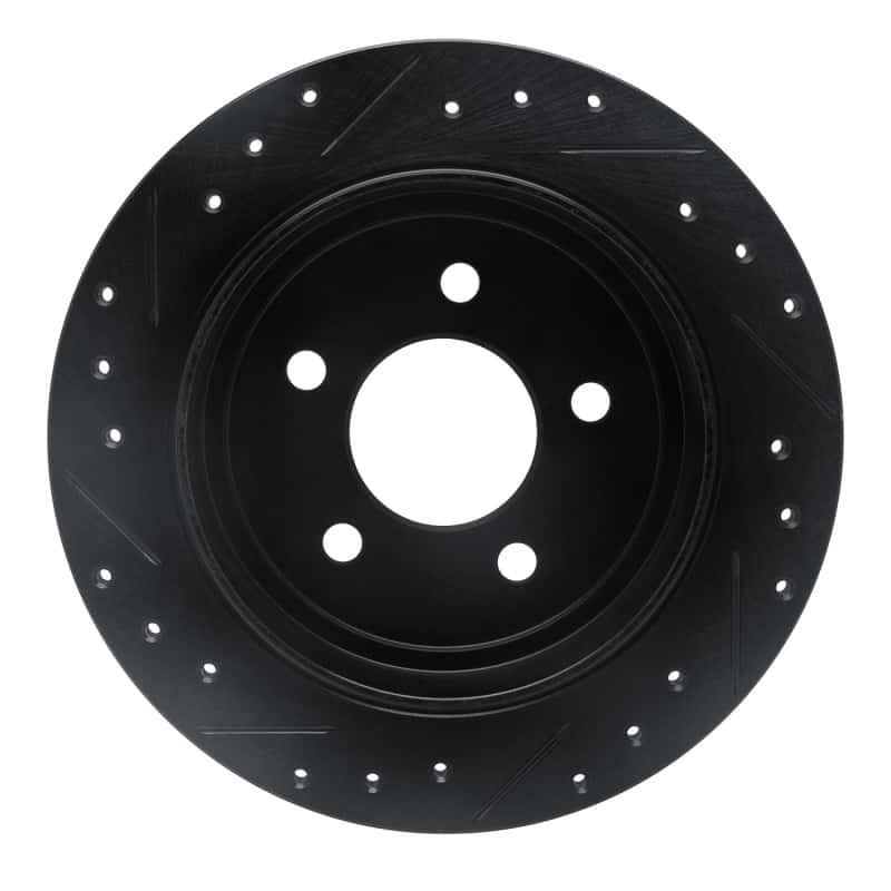 R1 Concepts — R1 95-02 Ford Explorer Rear Right Drilled & Slotted Black Brake Rotor
R1 Brake Rotor Drill - view 5