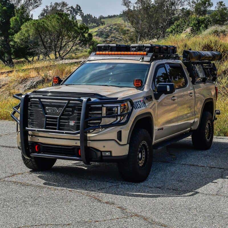 Westin — Westin 22-25 GMC Sierra 1500 (Excl. Old Body) HD Grille Guard - Black
Grille Guard - view 6