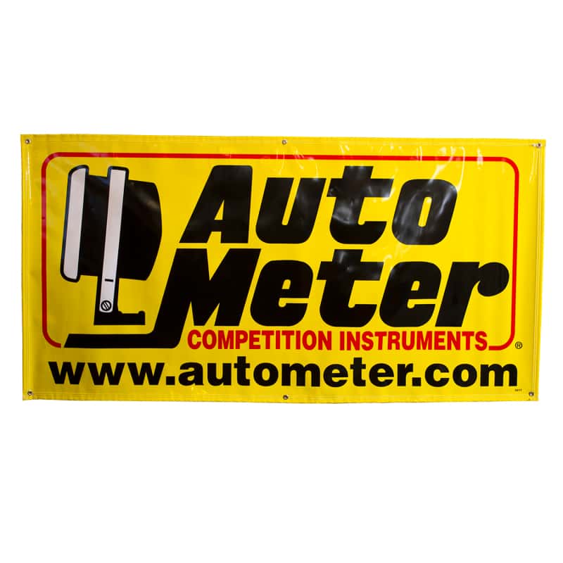 AutoMeter — Autometer 6ft x 3ft Race Banner
Race Banner, 6 X 3 - view 1