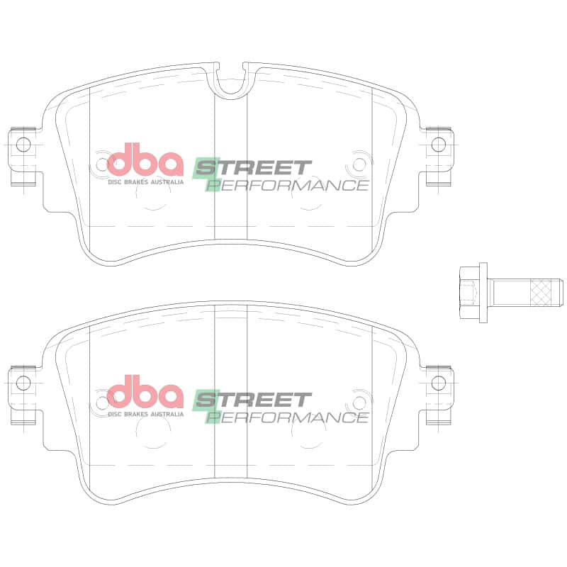 DBA — DBA 17-20 Audi A4 Rear SP Performance Brake Pads
Brake Pad - view 2