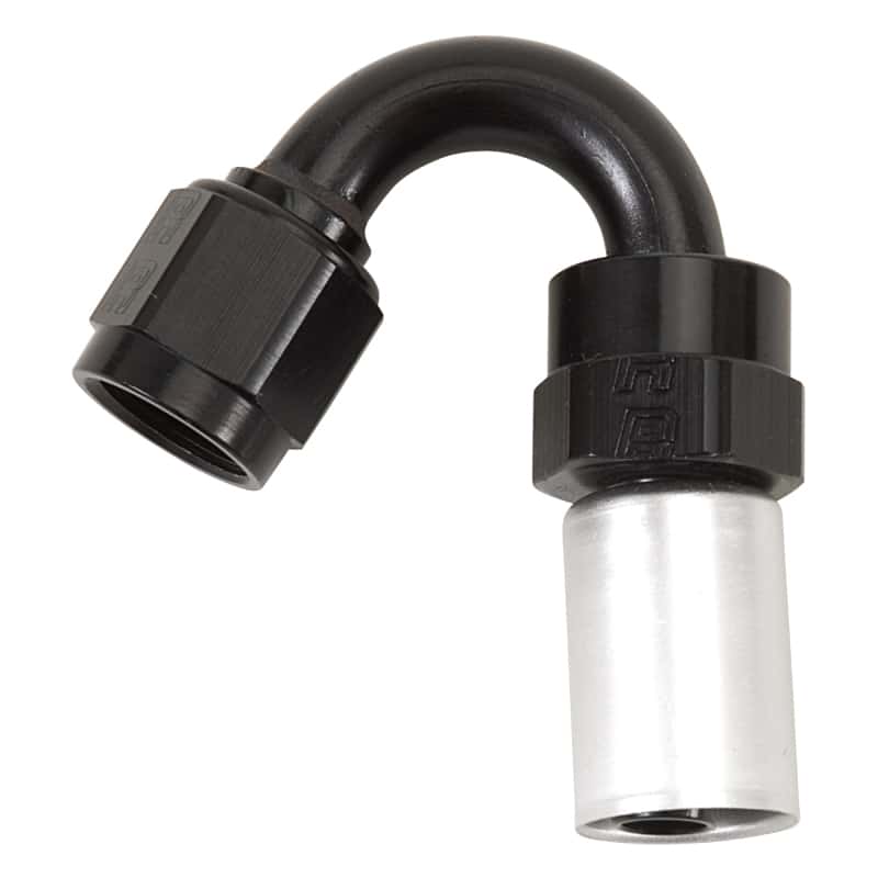 Russell — Russell Performance -8 AN Proclassic Crimp 150 Degree End (O.D. 0.700)
Hose Fitting - view 2