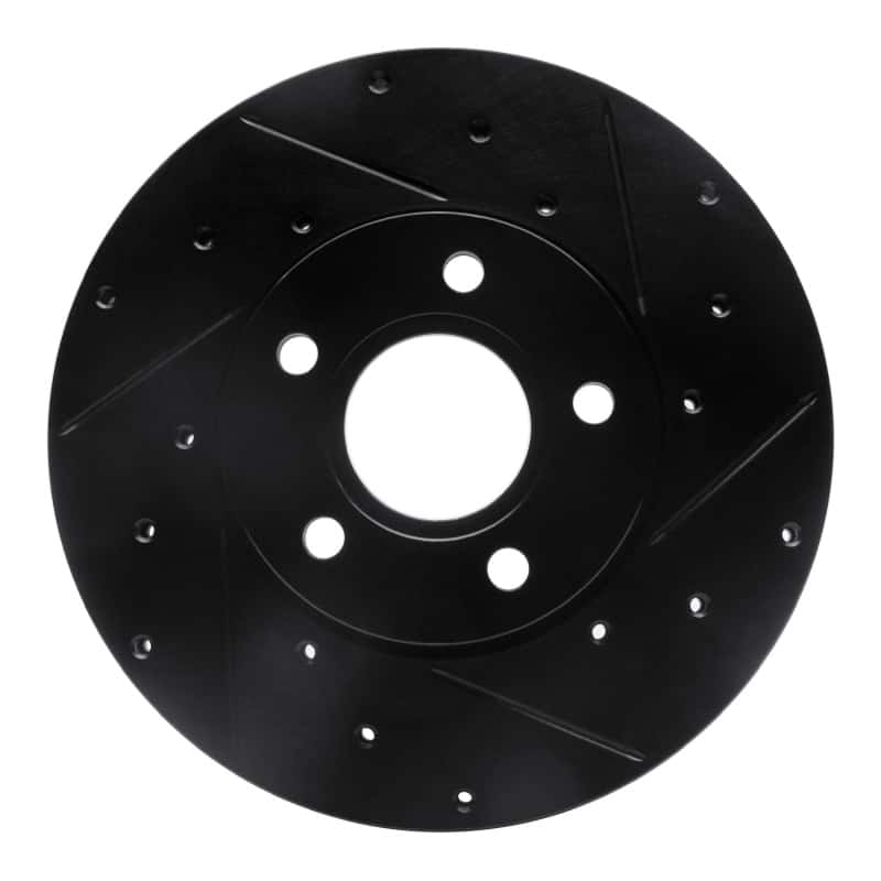 R1 Concepts — R1 12-18 Ford C-MAX Front Right Drilled & Slotted Black Brake Rotor
R1 Brake Rotor Drill - view 1