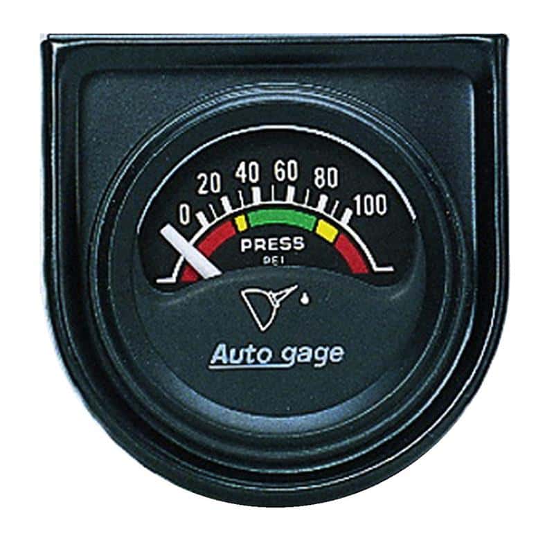 AutoMeter — Autometer AutoGage Gauge Console 1.5in 100psi Electric Oil Pressure Gauge - Black Dial/Black Bezel
1.5" OILP 100PSI AG - view 2