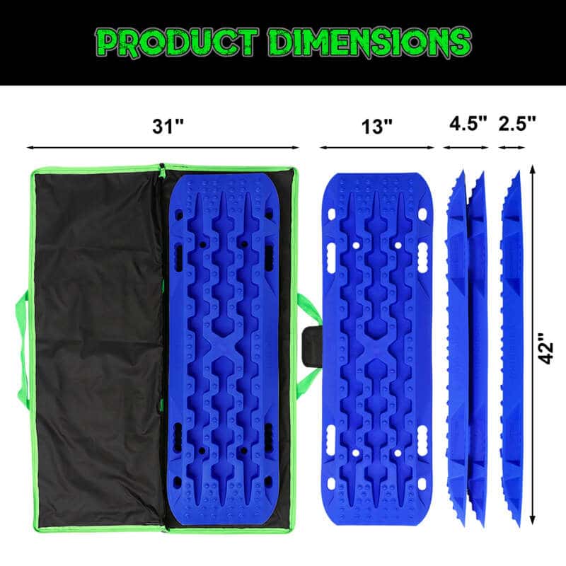 Rhino USA — Rhino USA Recovery Traction Boards - Blue (Pair)
Vehicle Mat - view 2