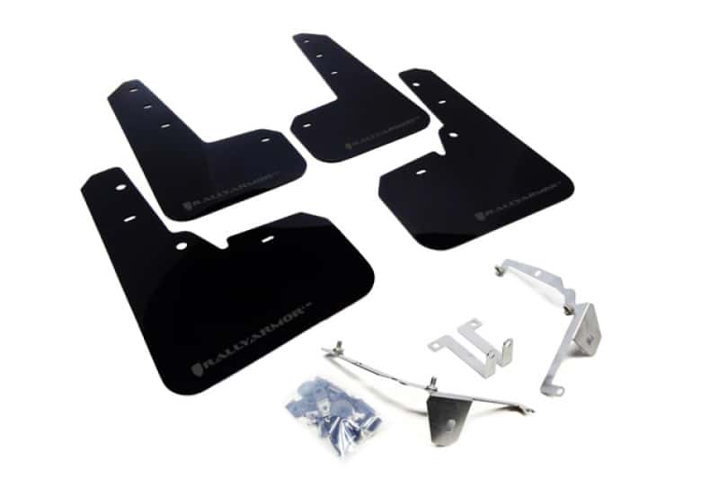 Rally Armor — Rally Armor 13-17 Subaru Crosstrek XV Black UR Mud Flap w/Grey Logo
Mud Flap - view 1