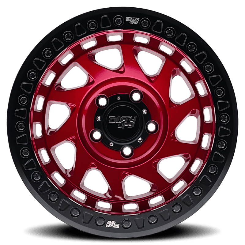 Dirty Life — Dirty Life 9313 Enigma Race 17x9 / 5x127 BP / -12mm Offset / 78.1mm Hub Crimson Candy Red Wheel - view 3