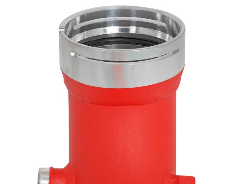 aFe — aFe BladeRunner 2.5-2.75in Red Intercooler Tube Cold Side w/ Couplings & Clamps Kit 13-16 BMW F30
Cold Charge Pipe - view 2