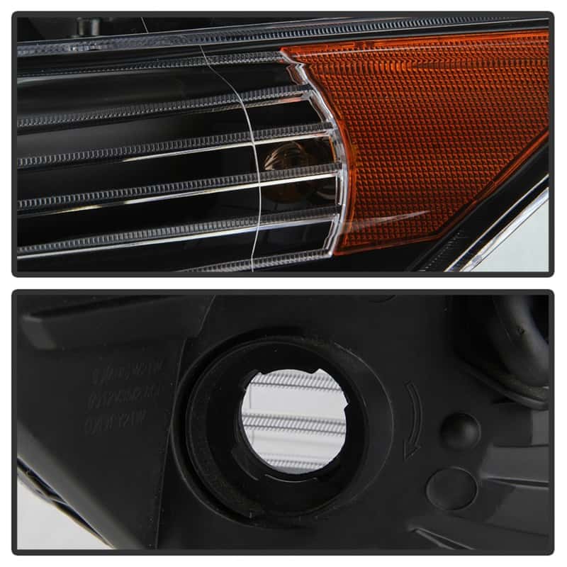 SPYDER — xTune 09-14 Acura TSX Projector Headlights - Light Bar DRL - Black (PRO-JH-ATSX09-LB-BK)
Head Light Set - view 3