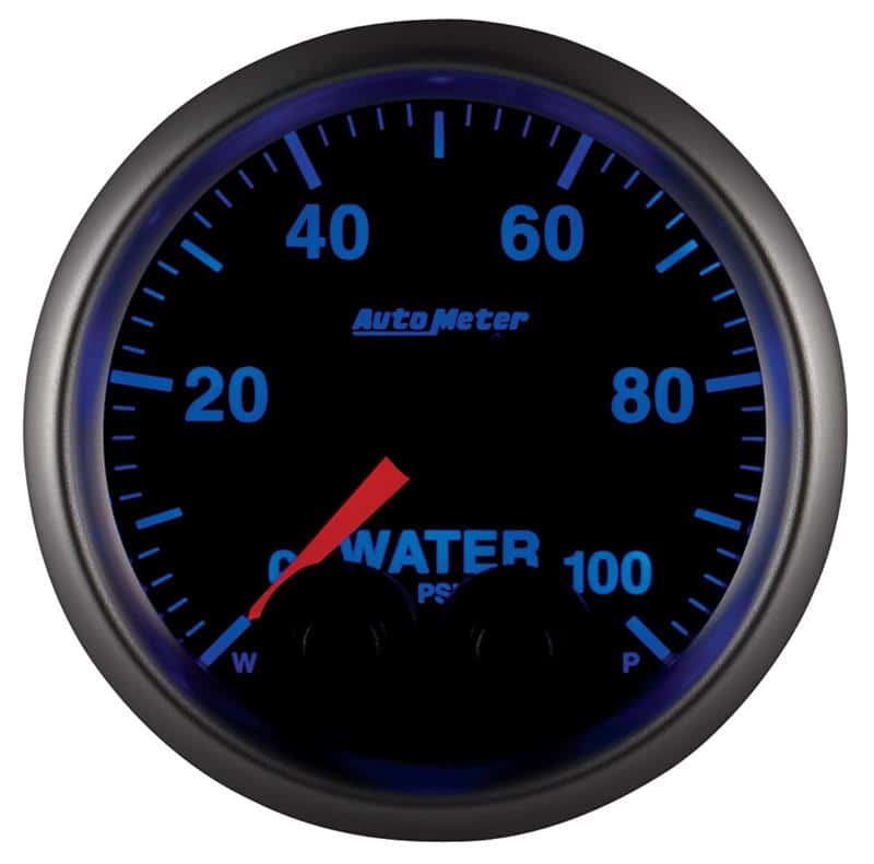 AutoMeter — AutoMeter Gauge Water Press 2-1/16in. 100PSI Stepper Motor W/Peak & Warn Elite
GA 2" WTRP 100PSI EL - view 1