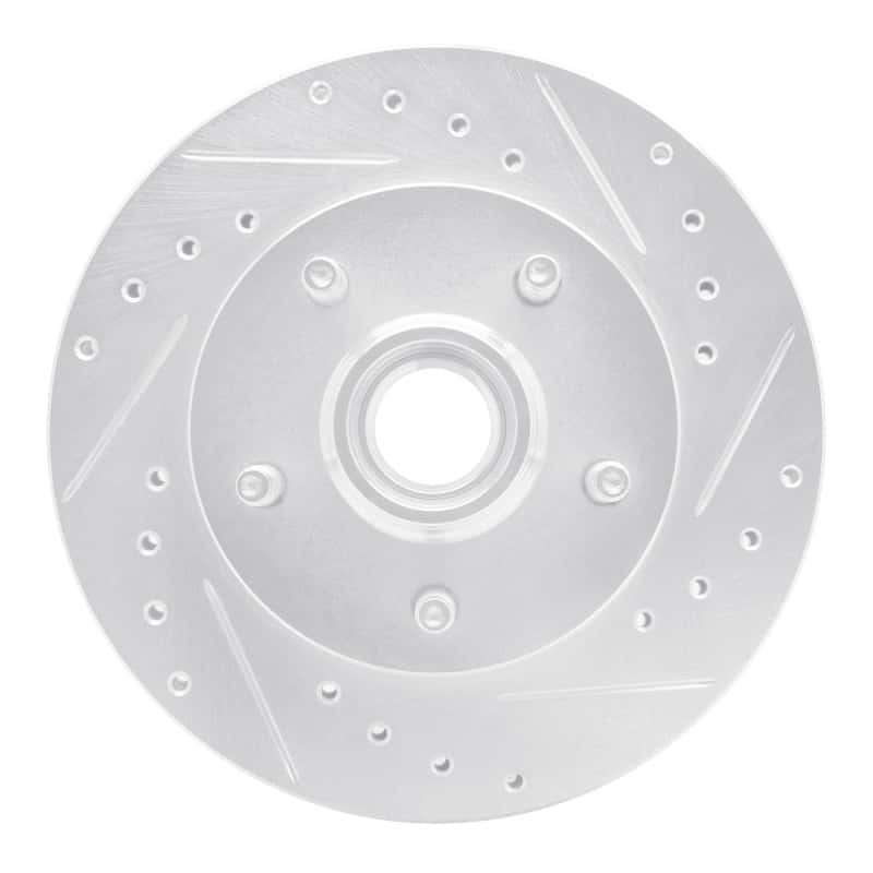 R1 Concepts — R1 98-02 Ford Ranger (USA/Canada) Front Right Drilled & Slotted Silver Brake Rotor
R1 Brake Rotor Drill - view 1