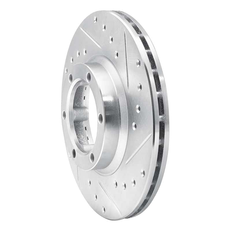 R1 Concepts — R1 81-87 Dodge Raider Front Right Drilled & Slotted Silver Brake Rotor
R1 Brake Rotor Drill - view 2
