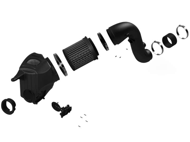 aFe — aFe Momentum HD Pro DRY S Stage-2 Si Intake 13-14 Dodge RAM Diesel Trucks L6
Momentum HD Intake - view 6