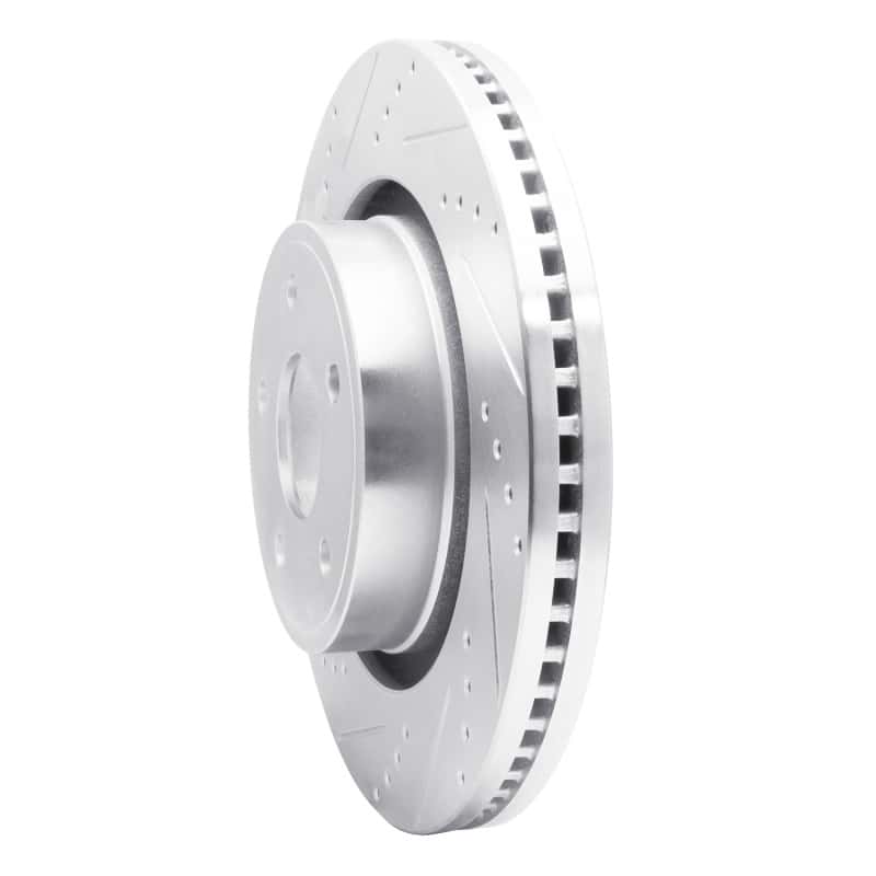 R1 Concepts — R1 04-06 Dodge Ram 1500 Pickup Front Left Drilled & Slotted Silver Brake Rotor
R1 Brake Rotor Drill - view 2