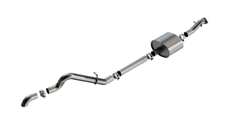 Borla — Borla 21-22 Ford Bronco 2.7L 2DR/4DR T-304 Stainless Steel Cat-Back S-Type Exhaust - Brushed
Cat-Back System - view 1