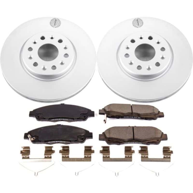 PowerStop — Power Stop 17-18 GMC Acadia Front Z17 Evolution Geomet Coated Brake Kit - view 1
