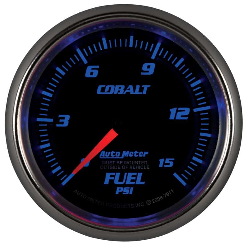 AutoMeter — Autometer Cobalt 2-5/8in Mechanical Fuel Pressure Gauge 0-15 PSI
GA 2.6" FP 15PSI M C - view 10