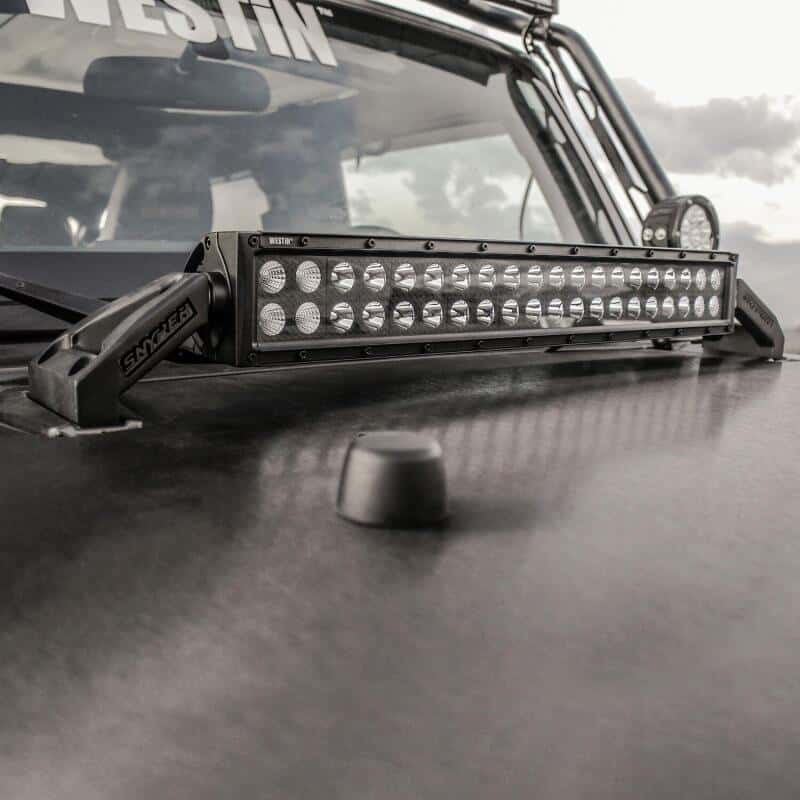 Westin — Westin/Snyper 07-17 Jeep Wrangler Snyper LED Hood Mount - Textured Black
LED Light Bar Mount - view 3