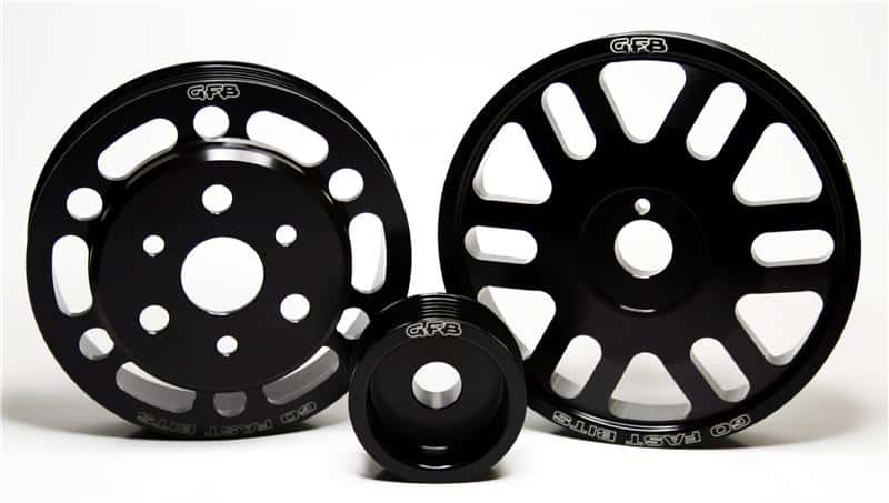Go Fast Bits — GFB 13 Subaru BRZ / 13 Scion FR-S 3 Pc L/W Pulley Kit (Inc Crank/Alternator/Water Pump Pulleys)
Pulley Kit - view 1