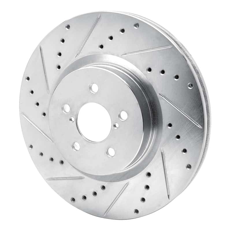R1 Concepts — R1 05-18 Subaru Forester Front Left Drilled & Slotted Silver Brake Rotor
R1 Brake Rotor Drill - view 2