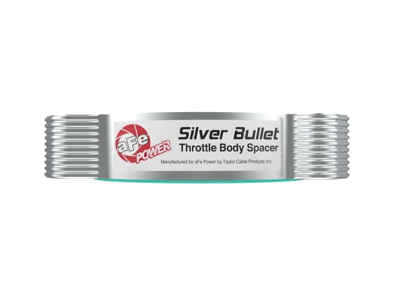aFe — aFe 2020 Vette C8 Silver Bullet Aluminum Throttle Body Spacer Works w/ Factory Intake Only - Silver
Throttle Body Spacer - view 8