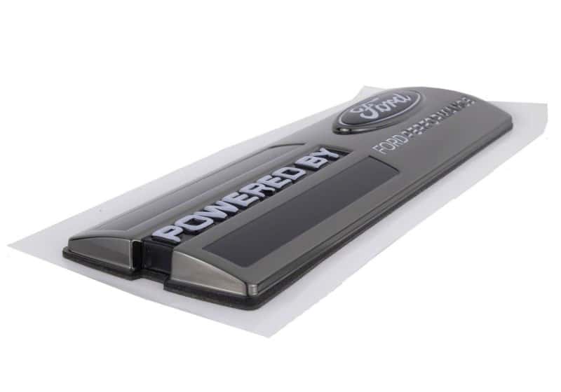 Ford Racing — Ford Racing Powered by Ford Performance Fender Badge - Black - view 4