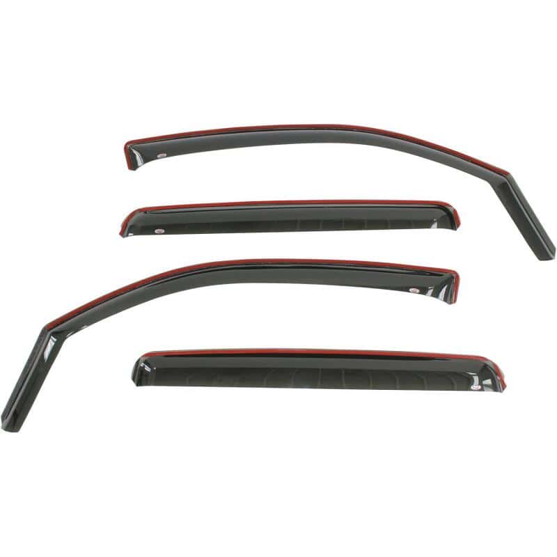 Westin — Westin 2016-2018 Toyota Tacoma Double Cab 4dr In-Channel Wind Deflector 4pc - Smoke
Side Window Vent - view 1